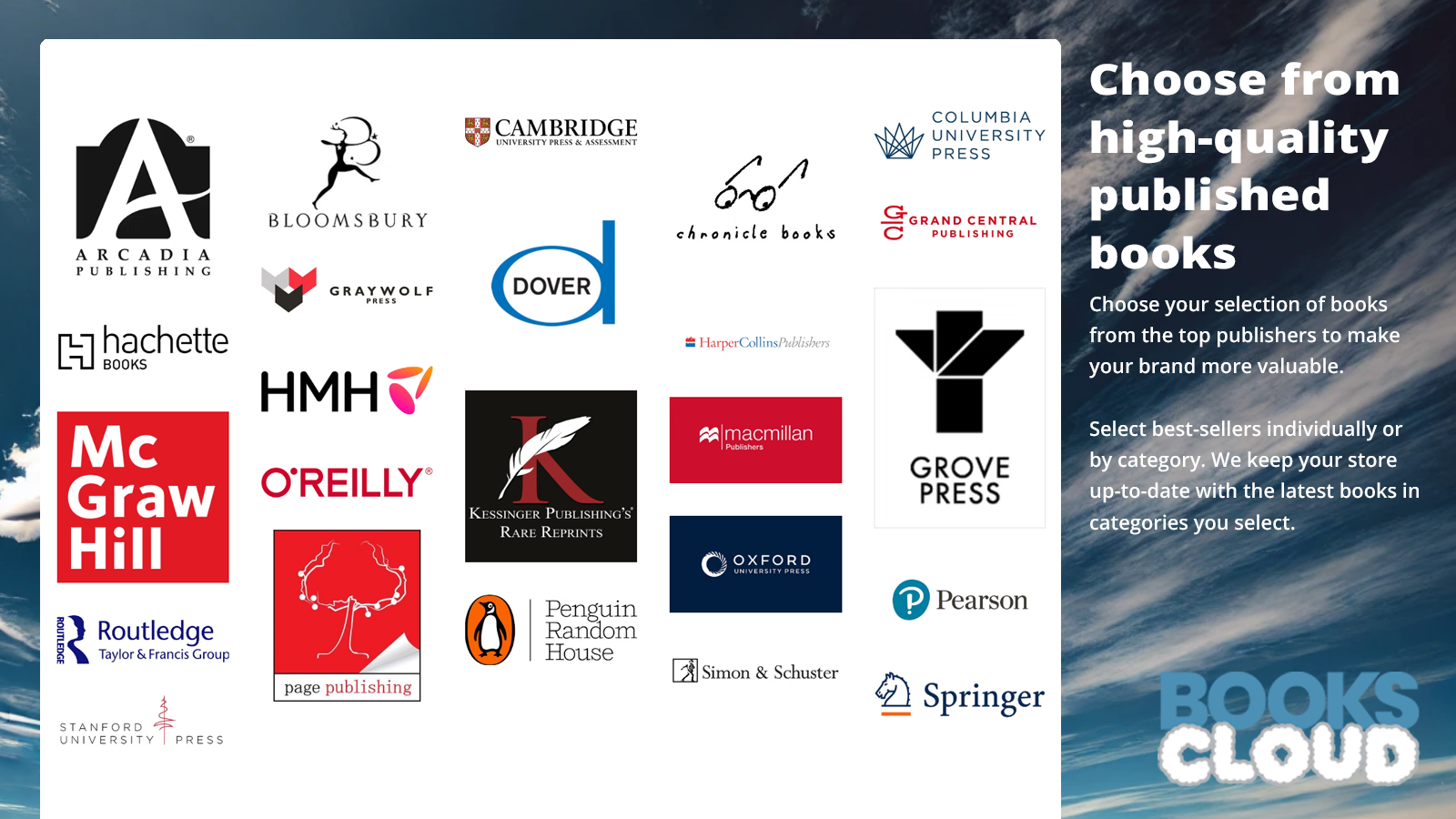 BooksCloud.io: Book Dropshipping - Screenshot 3 showing product features and functionality