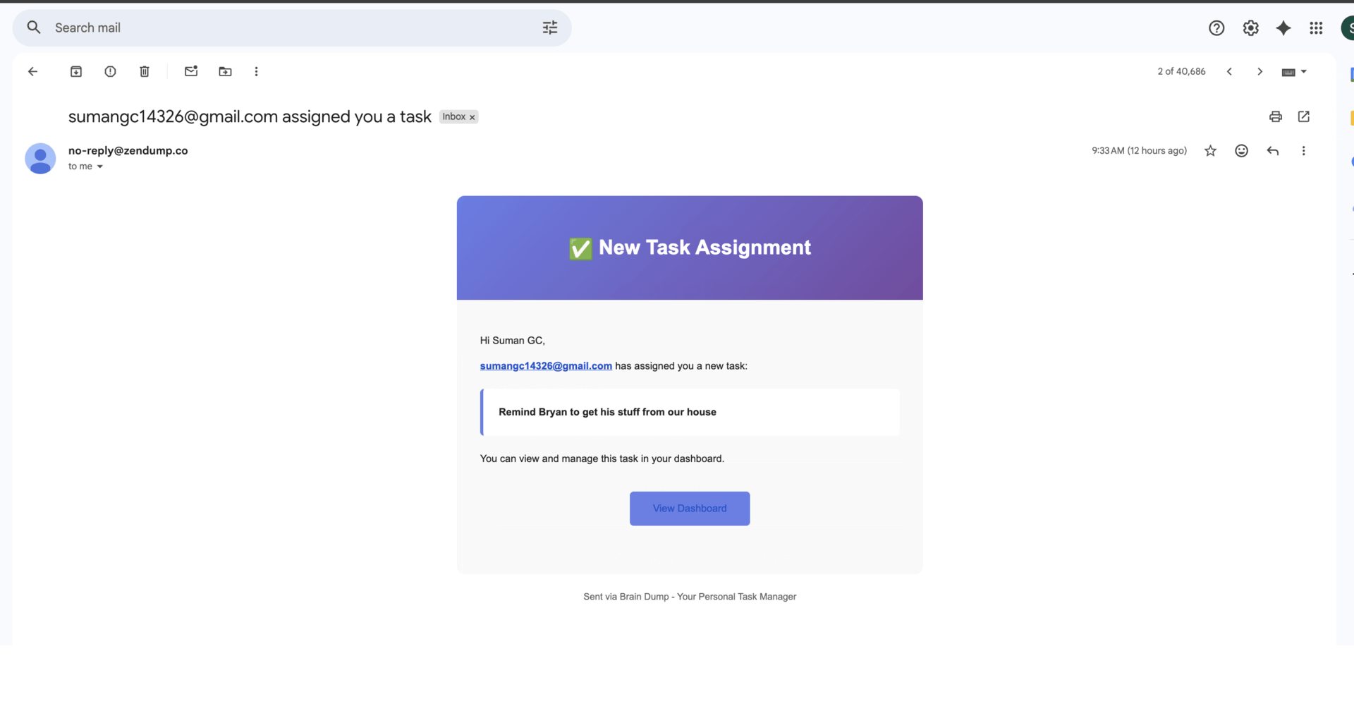 ZenDump - Screenshot 2 showing product features and functionality