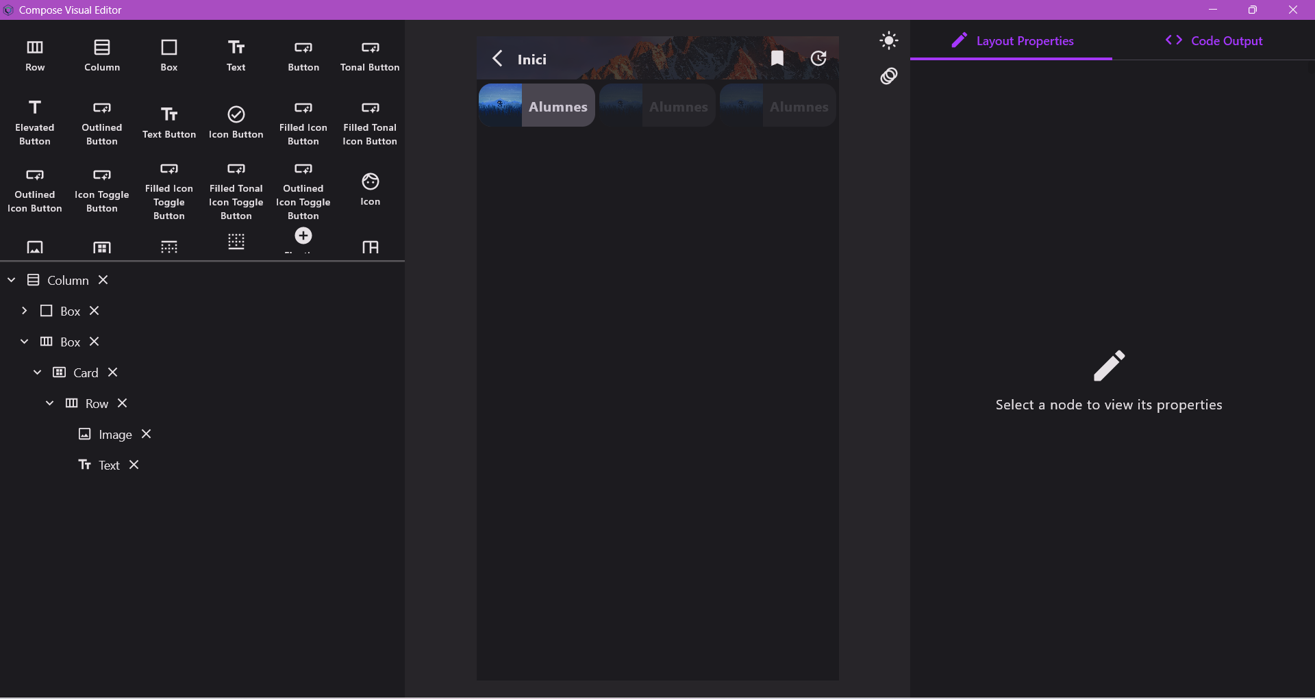 Compose Visual Editor gallery image