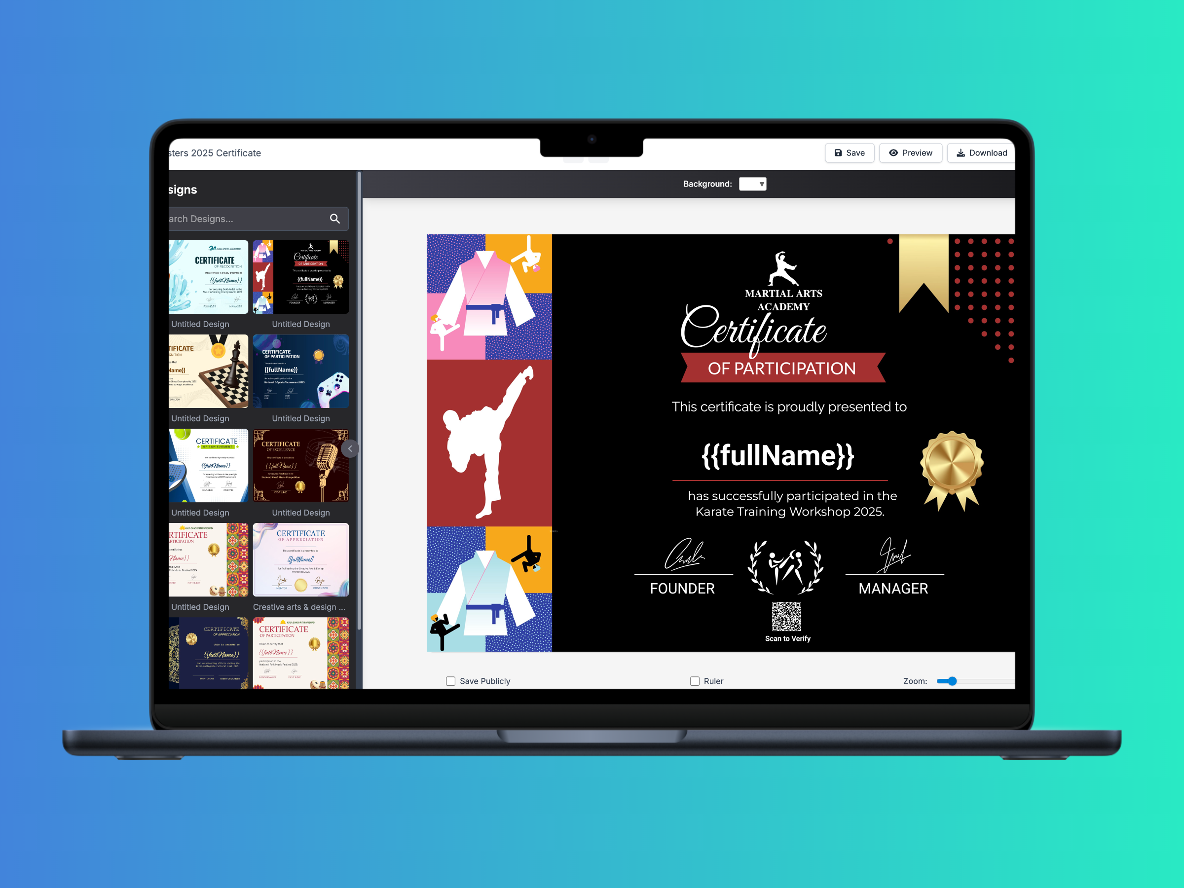 MixCertificate gallery image