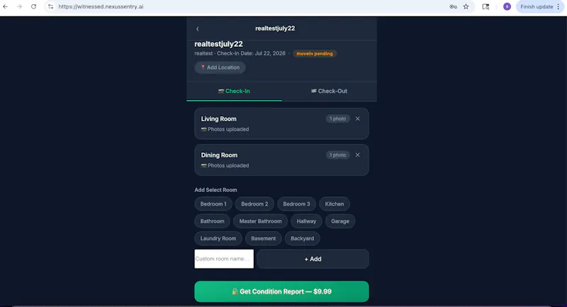 Witnessed screenshot 6