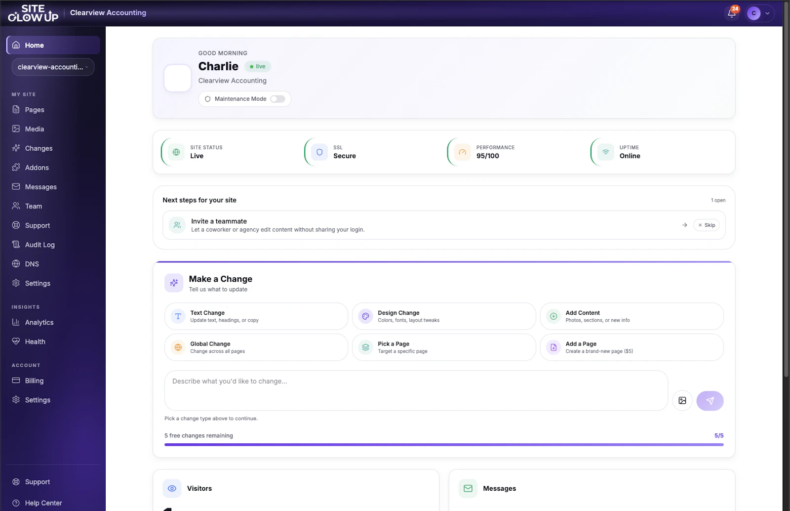 Hands Free Sites - Real Websites with AI screenshot 2
