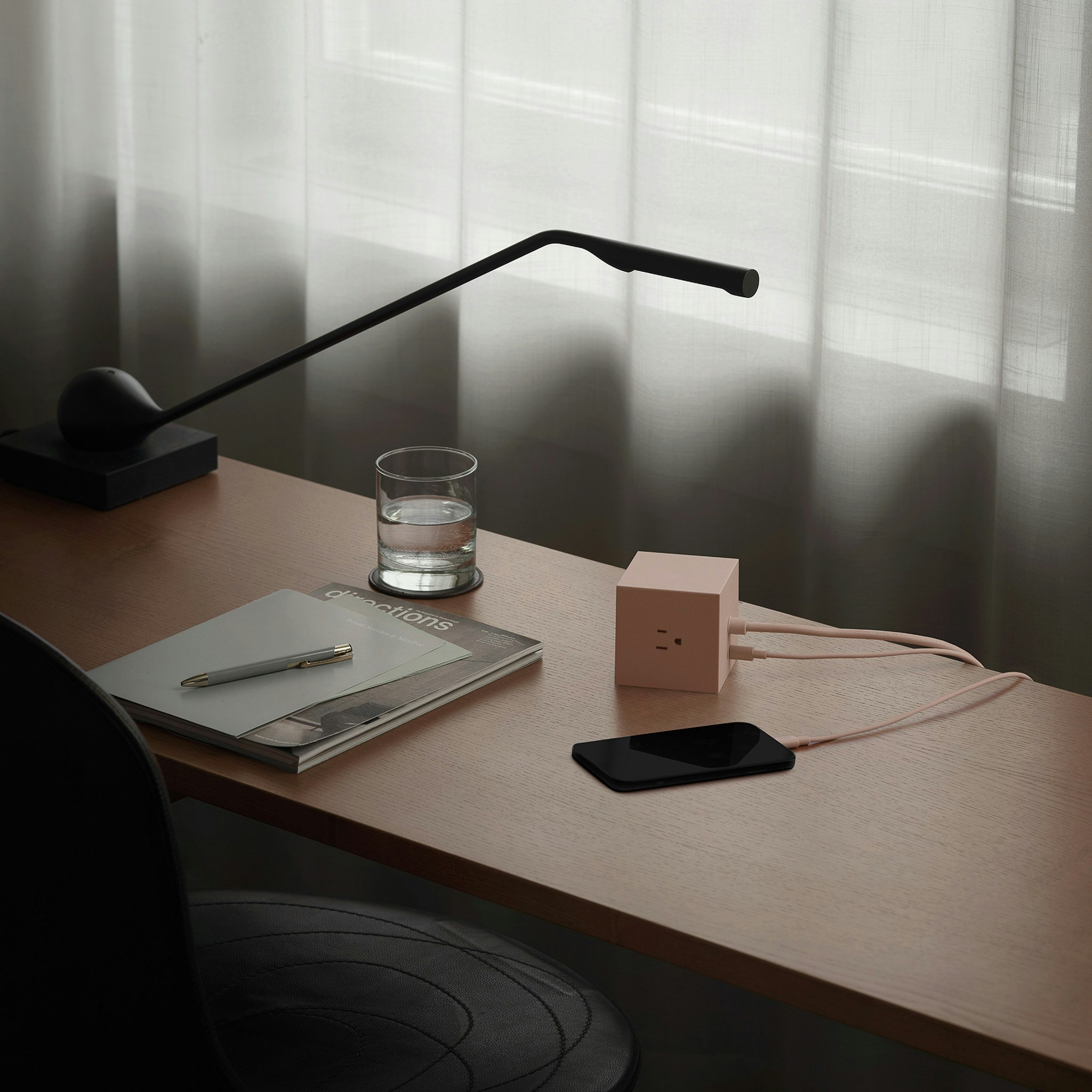 Square 1 Oak Green Extension Cord USB-C gallery image