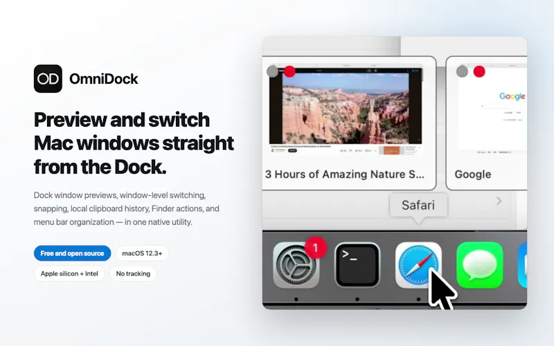 OmniDock screenshot 1