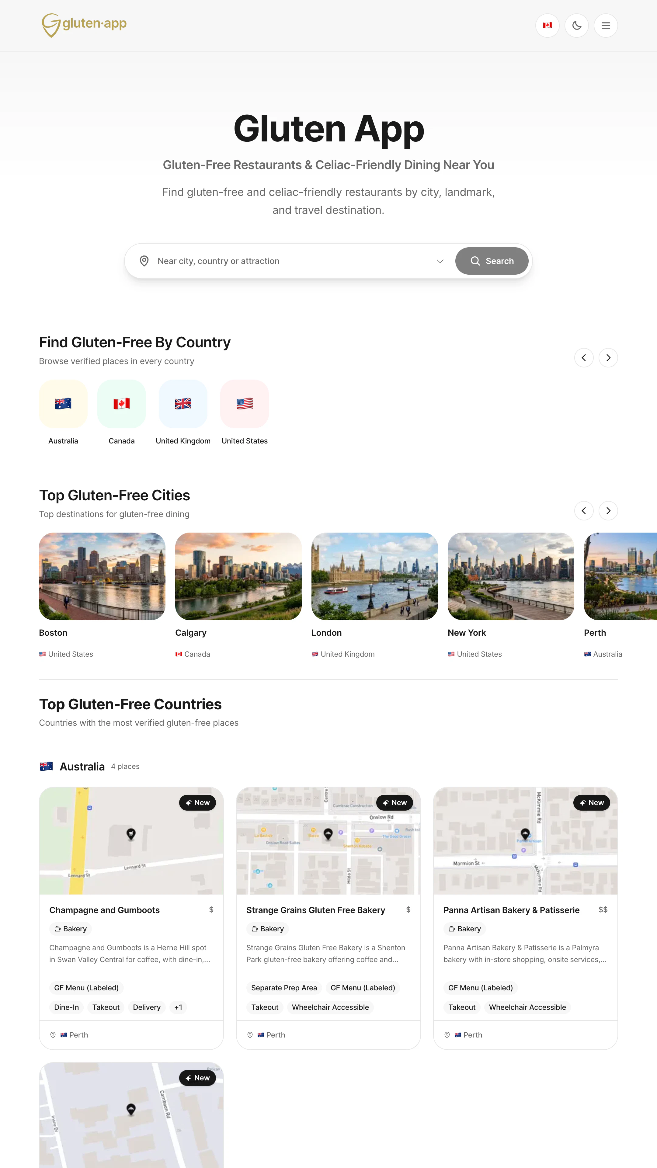 Gluten App screenshot 3