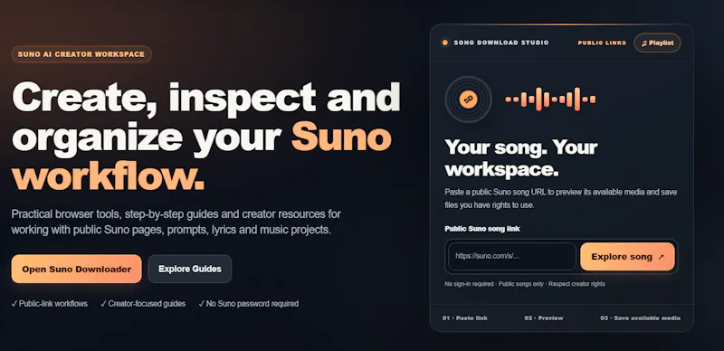 SunoDwn screenshot 1