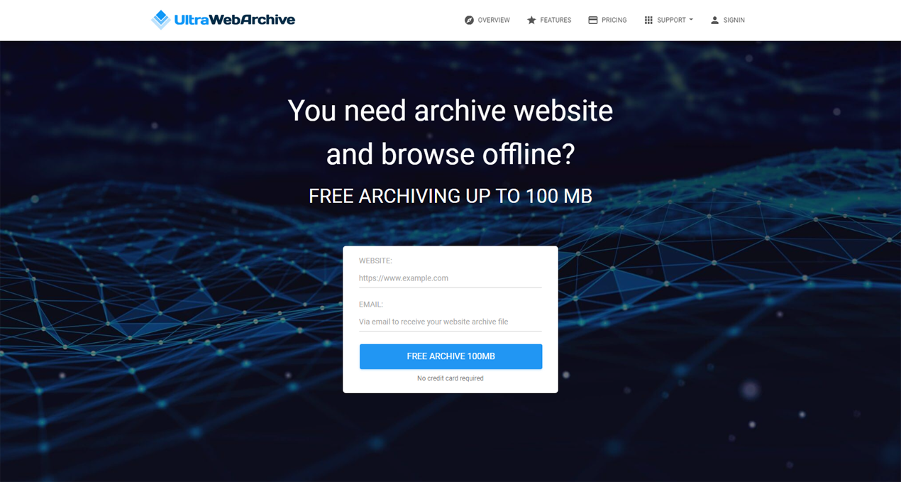 Ultra Web Archive gallery image
