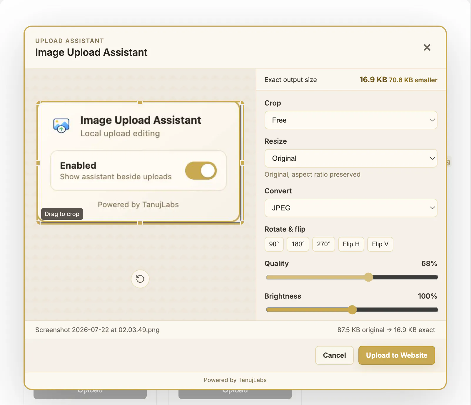 Image Upload Assistant