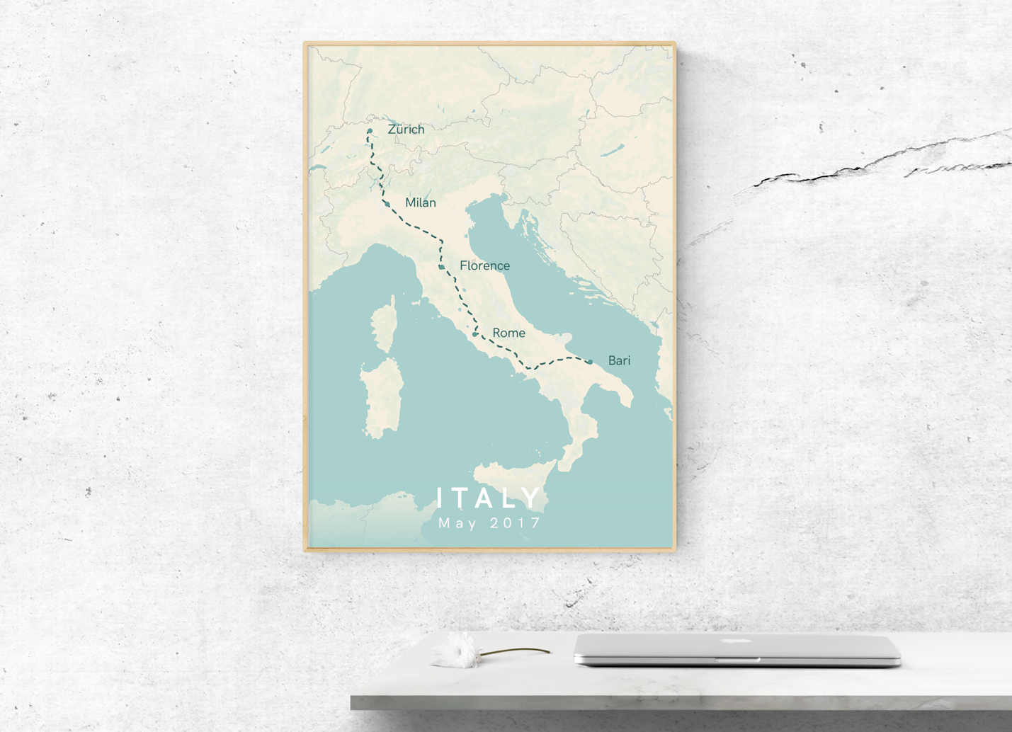 My Holiday Map Image