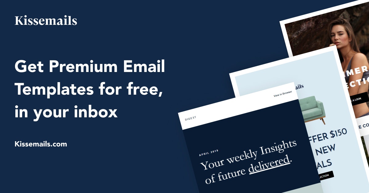 Kissemails - Free Emails Templates gallery image