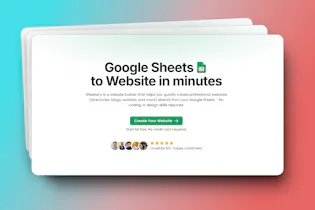 Sheetany Reviews: Transform Google Sheets to Sites Fast