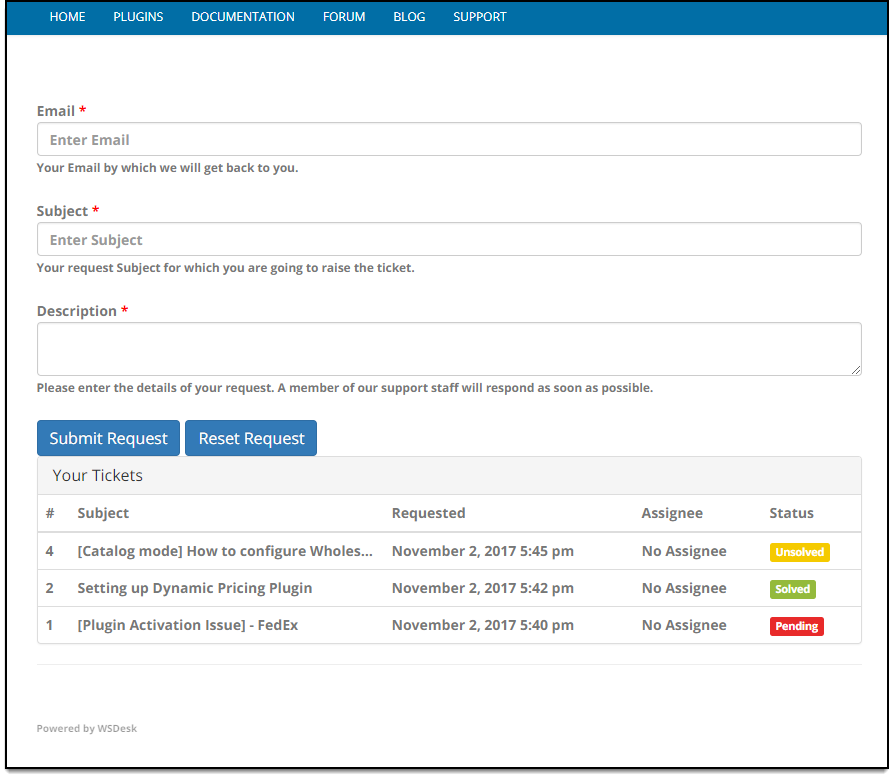 WSDesk - WordPress HelpDesk System gallery image