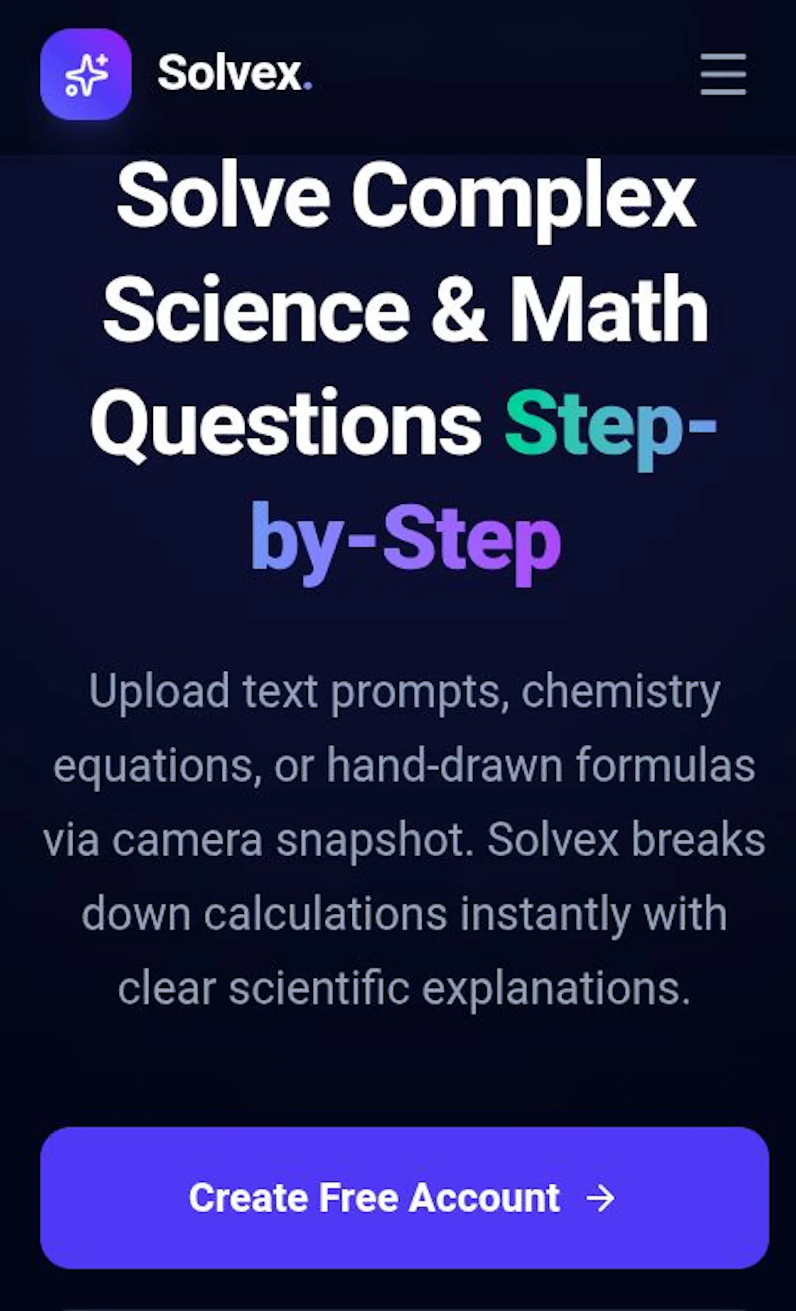 STEM SOLVER screenshot 1