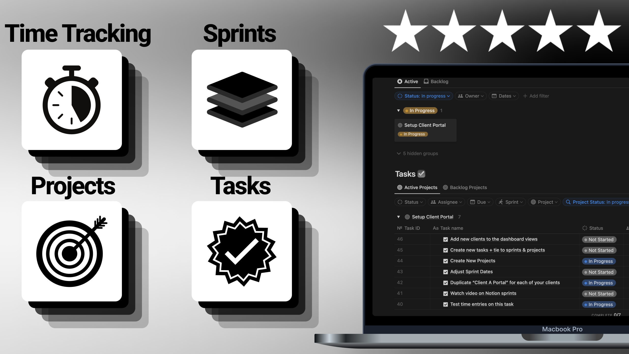 Notion Client Portal + Dashboard media 1