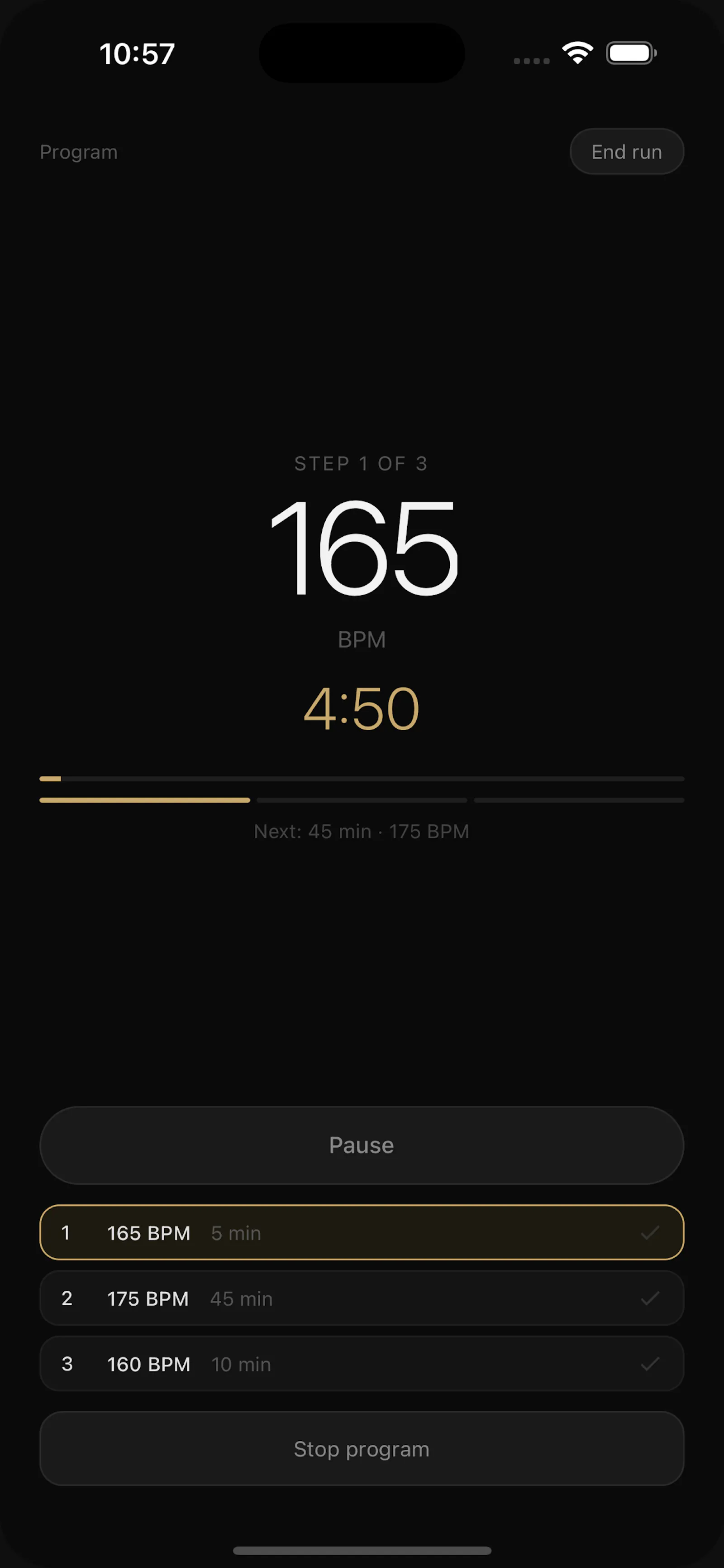 Cadio - Running Cadence Metronome screenshot 3
