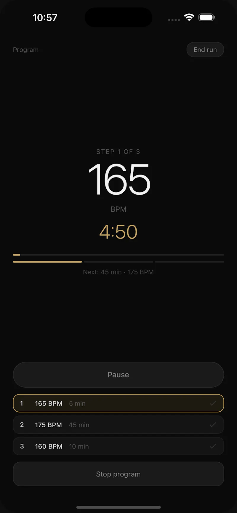 Cadio - Running Cadence Metronome screenshot 3