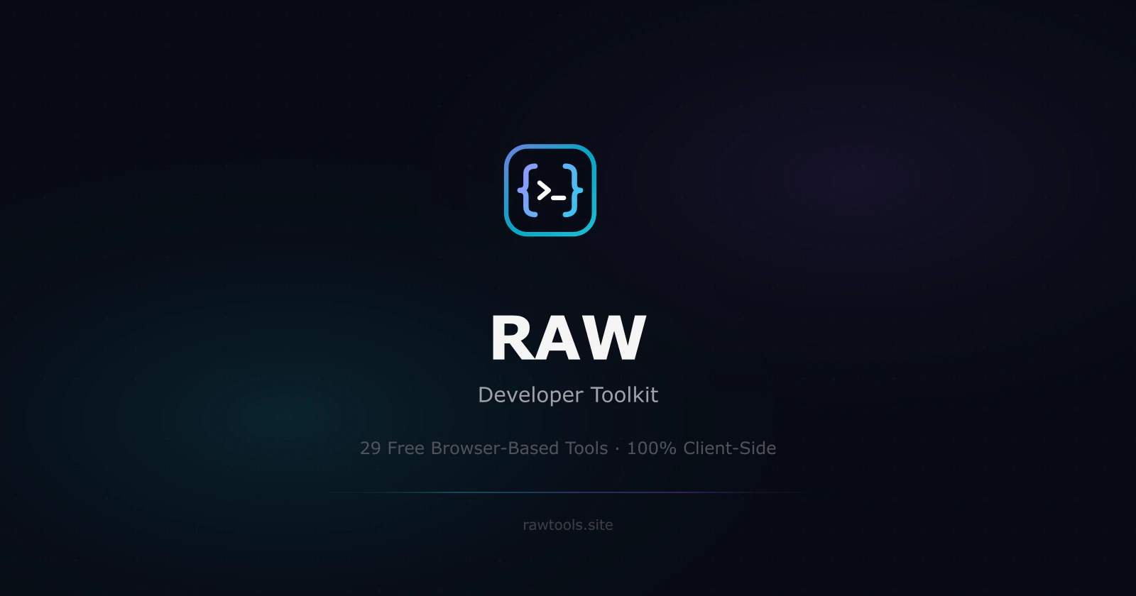 RAW - Developer Toolkit screenshot 1