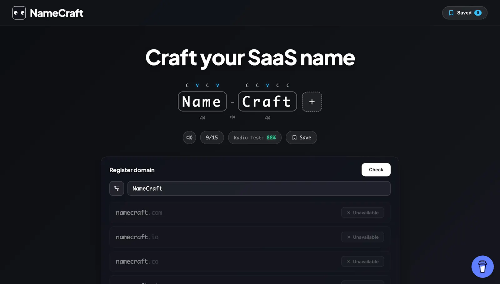 NameCraft screenshot 1