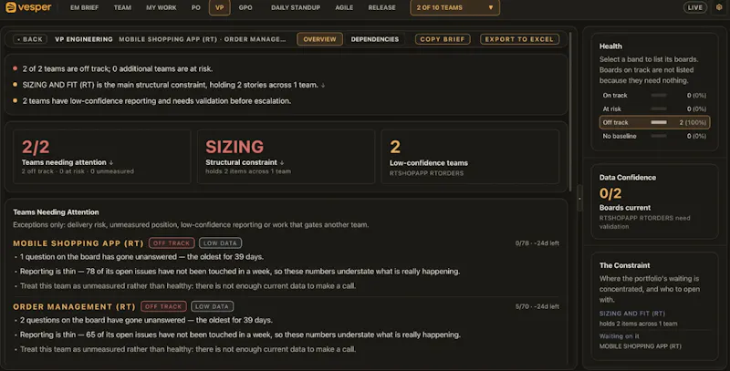 Vesper  screenshot 2