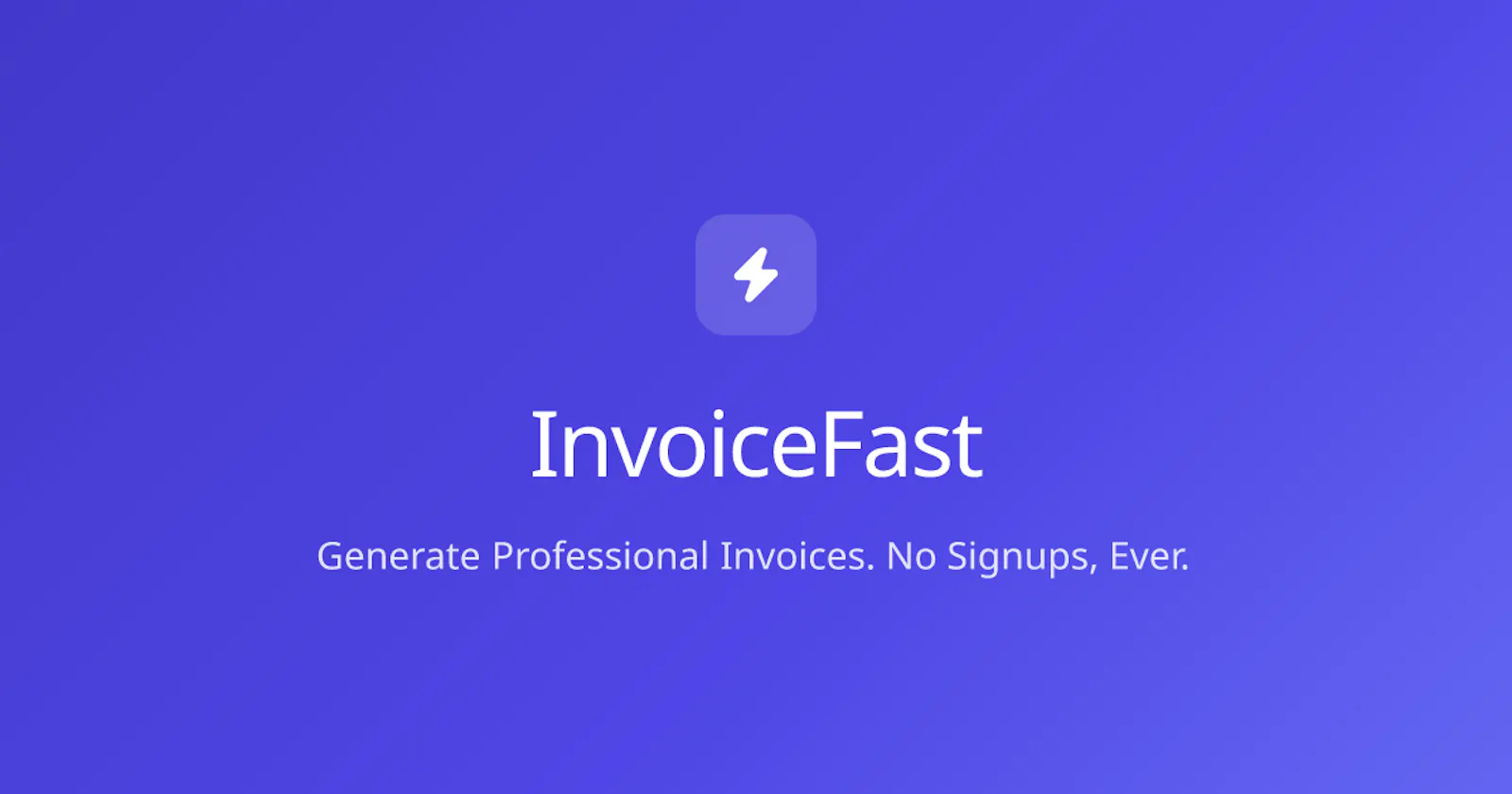InvoiceFast screenshot 1