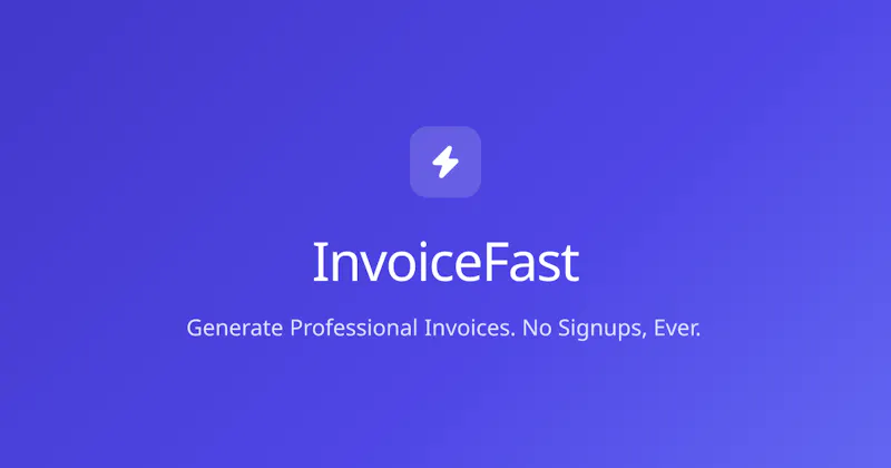 InvoiceFast screenshot 1