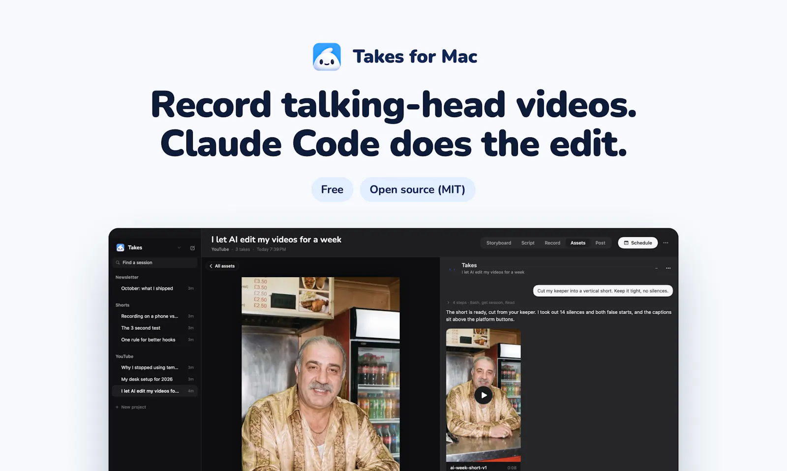 Takes for Mac screenshot 2