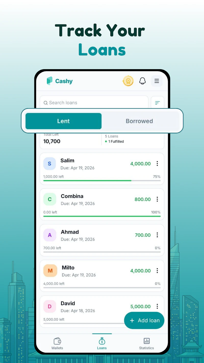 Cashy: Daily Expense Manager screenshot 2