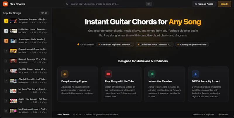 FlexChords screenshot 2