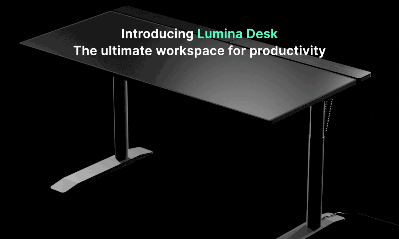Escritorio de lumina - El último espacio de trabajo para la productividad media 1