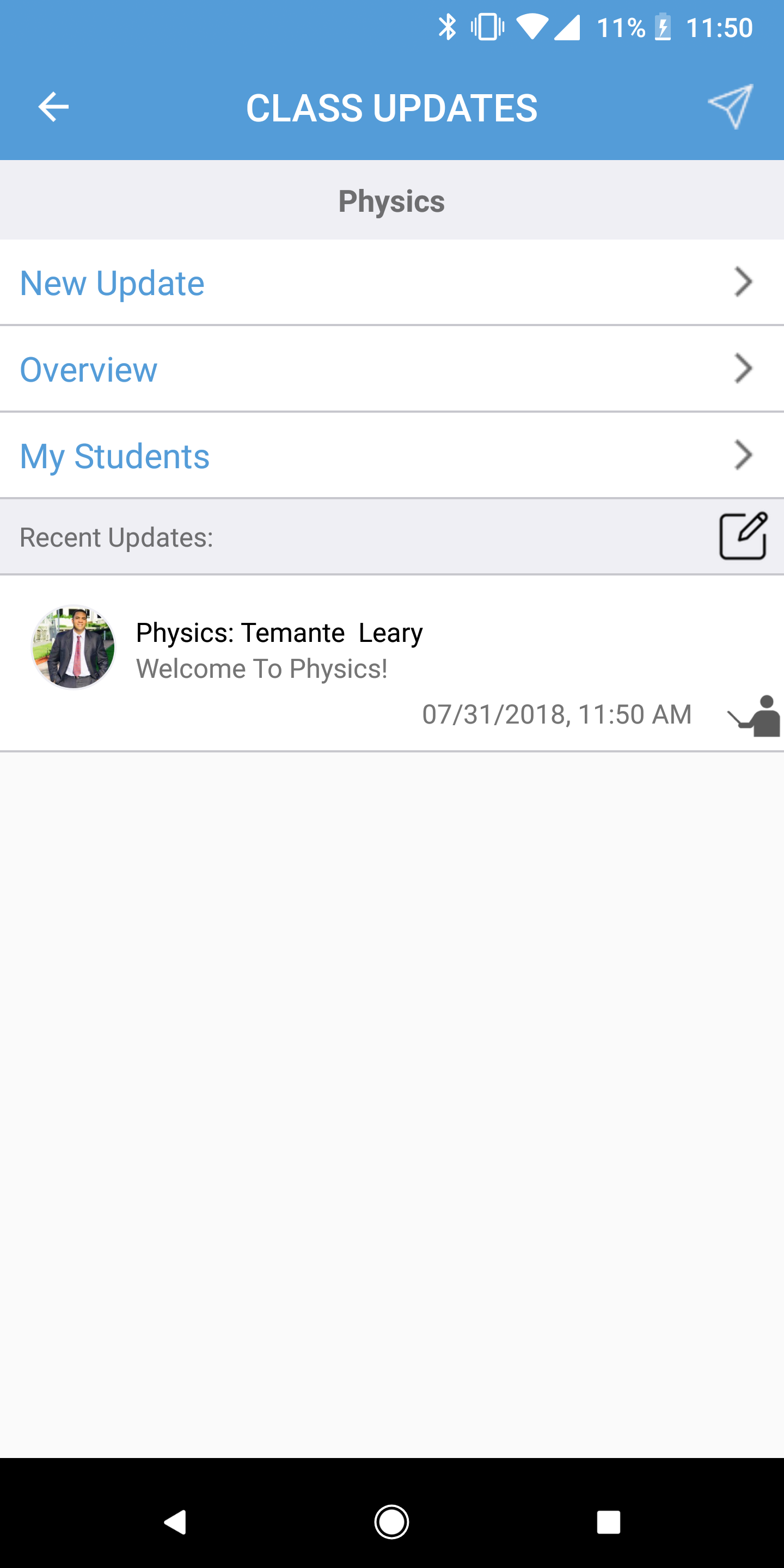 Class Updates gallery image