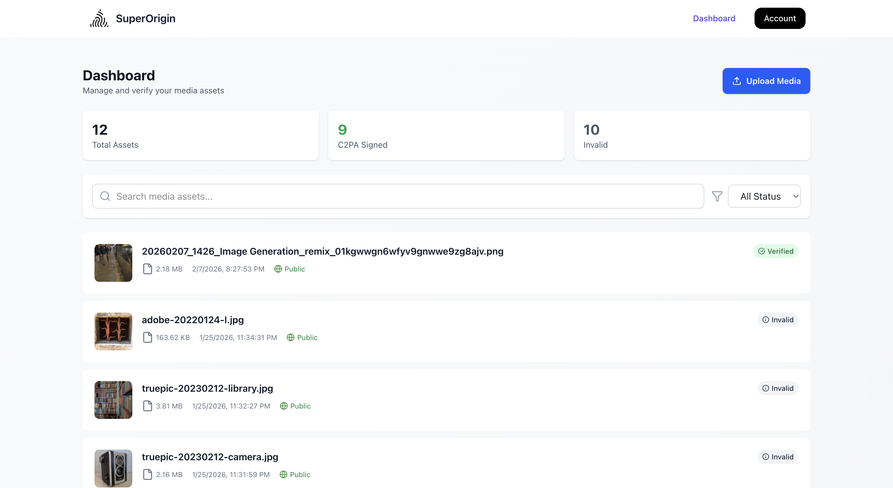 SuperOrigin - Screenshot 2 showing product features and functionality