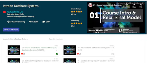 CourseDB gallery image