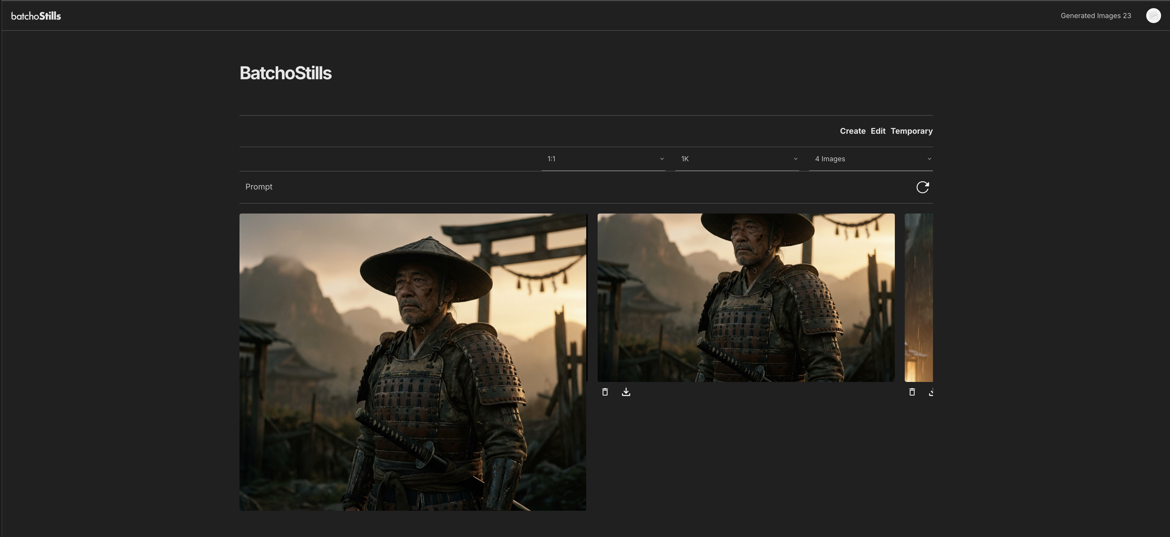 BatchoStills - Screenshot 2 showing product features and functionality