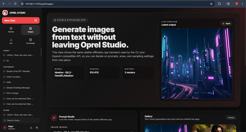 Oprel  v0.6.0 screenshot 6