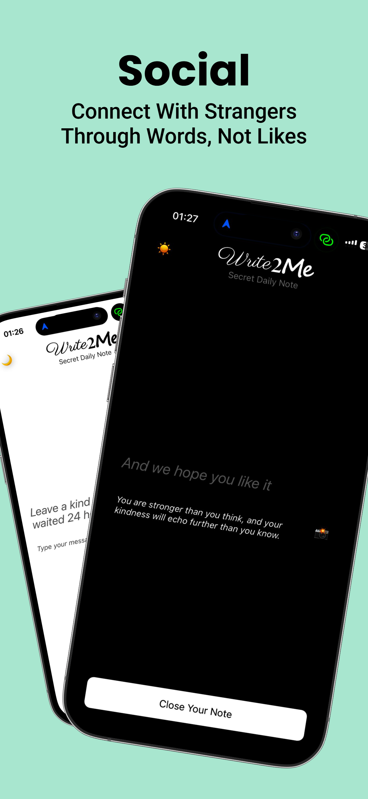 Schrijf2me - Write2Me is een bewuste anonieme schrijfervaring media 4