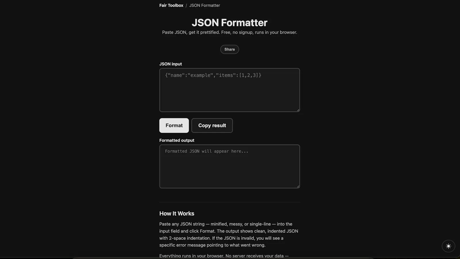 Fair Toolbox screenshot 1