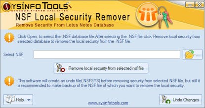 MailConverterTools NSF Security Remover gallery image
