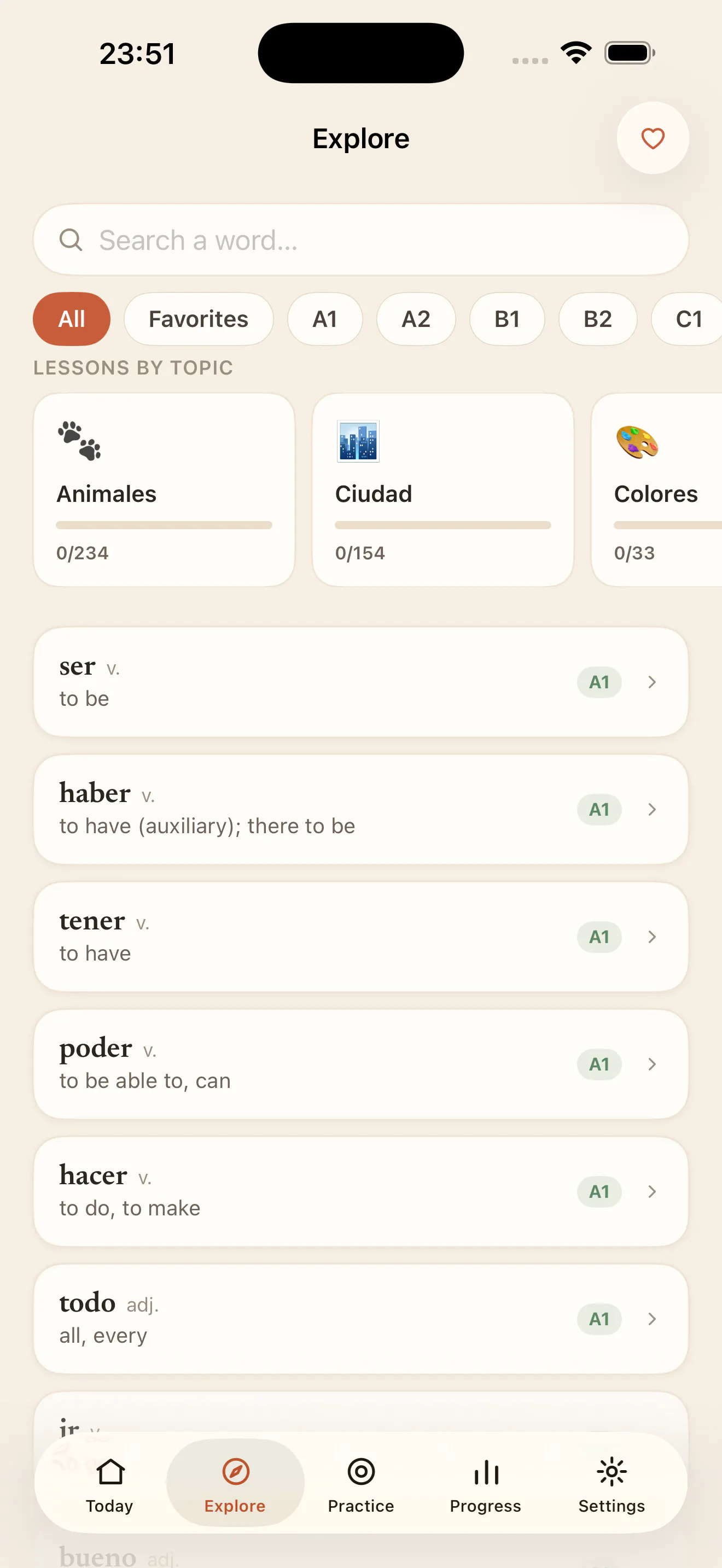 Léxico – Spanish Vocabulary gallery image