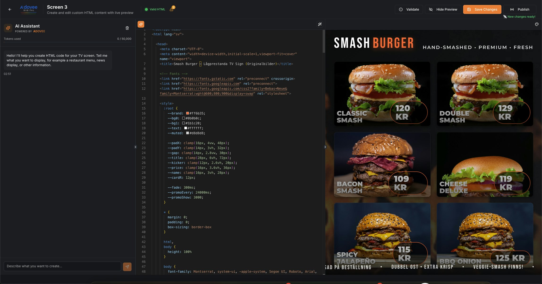 Adovee Digital - Screenshot 3 showing product features and functionality