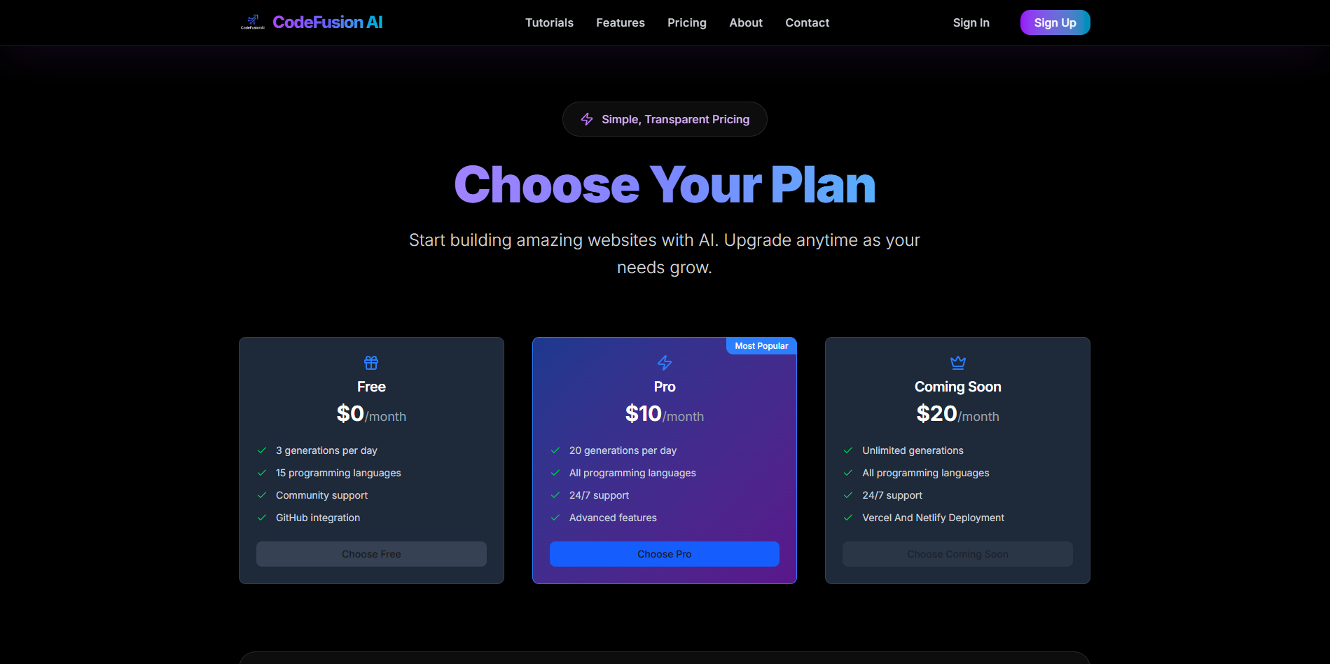 CodeFusion AI gallery image