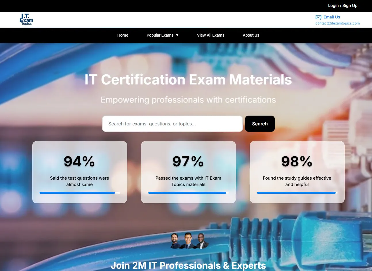 IT Exam Topics のプロダクトバナー