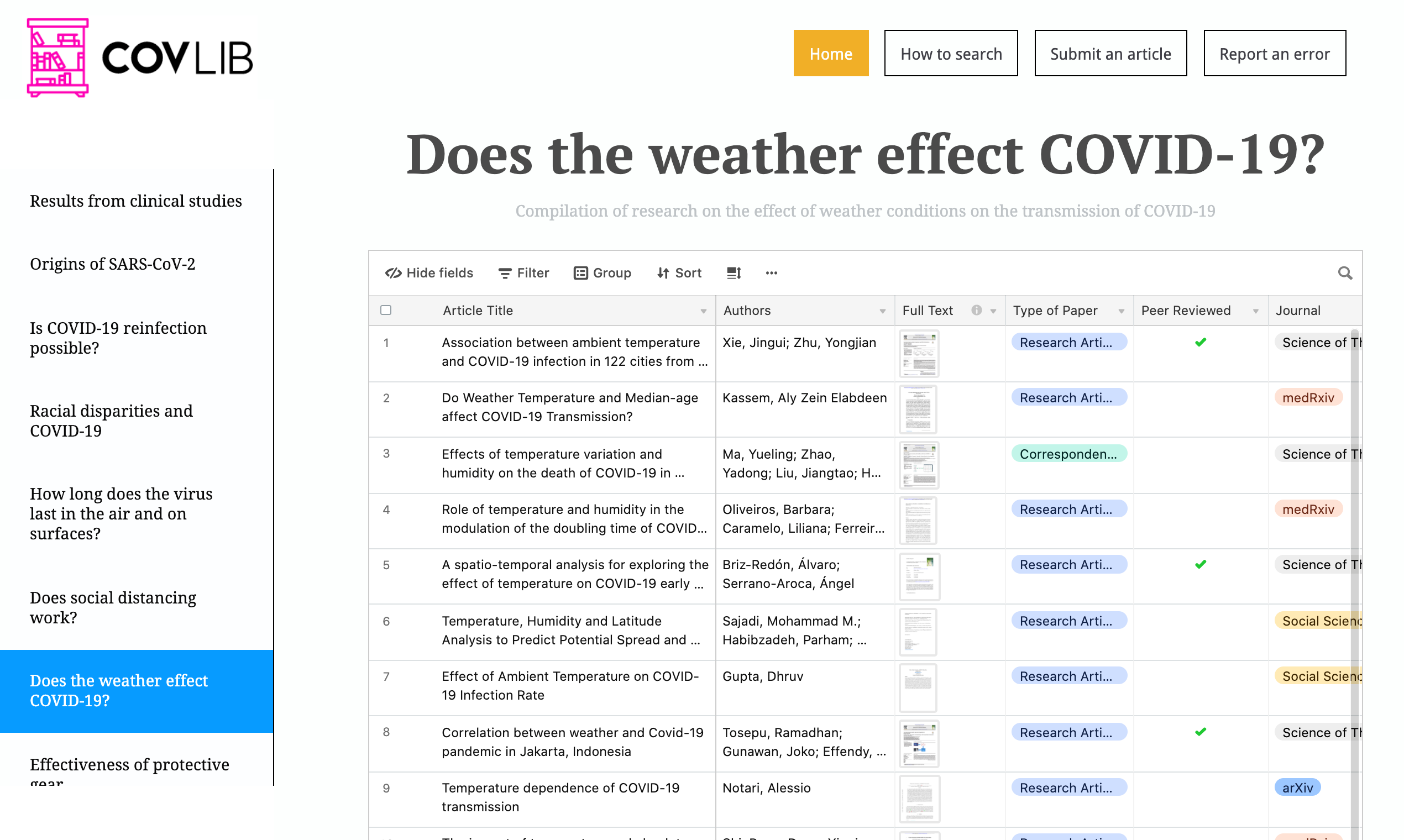 CovLib - COVID-19 Facts, Not Opinions gallery image