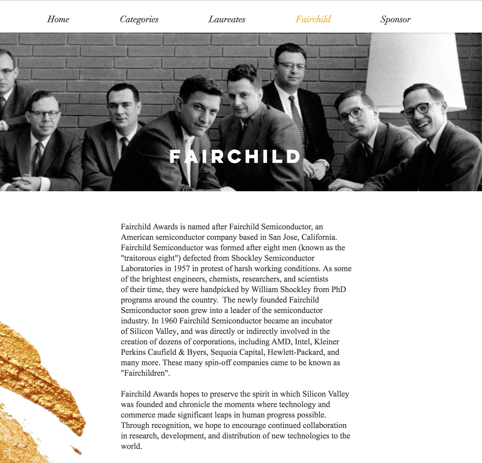 Fairchild Awards : Oscars for Tech gallery image