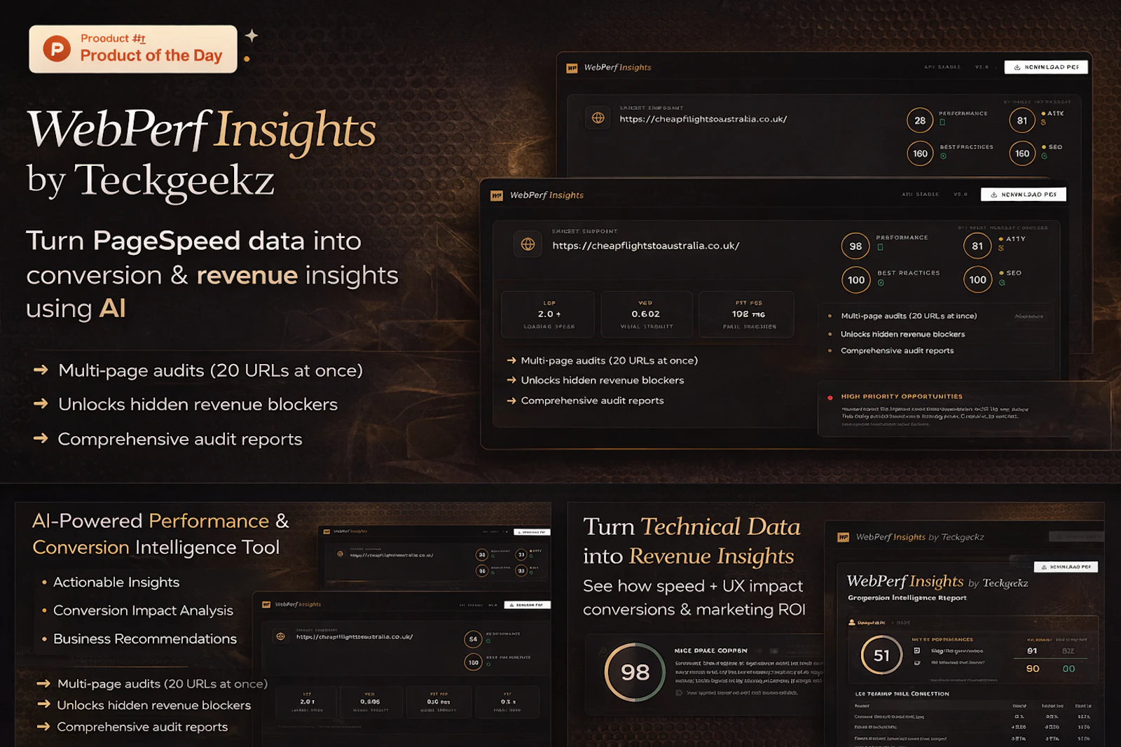 WebPerf Insights by Teckgeekz screenshot 1