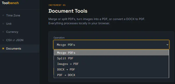 Toolbench — Converters gallery image