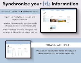 Pet Planner Notion Template gallery image