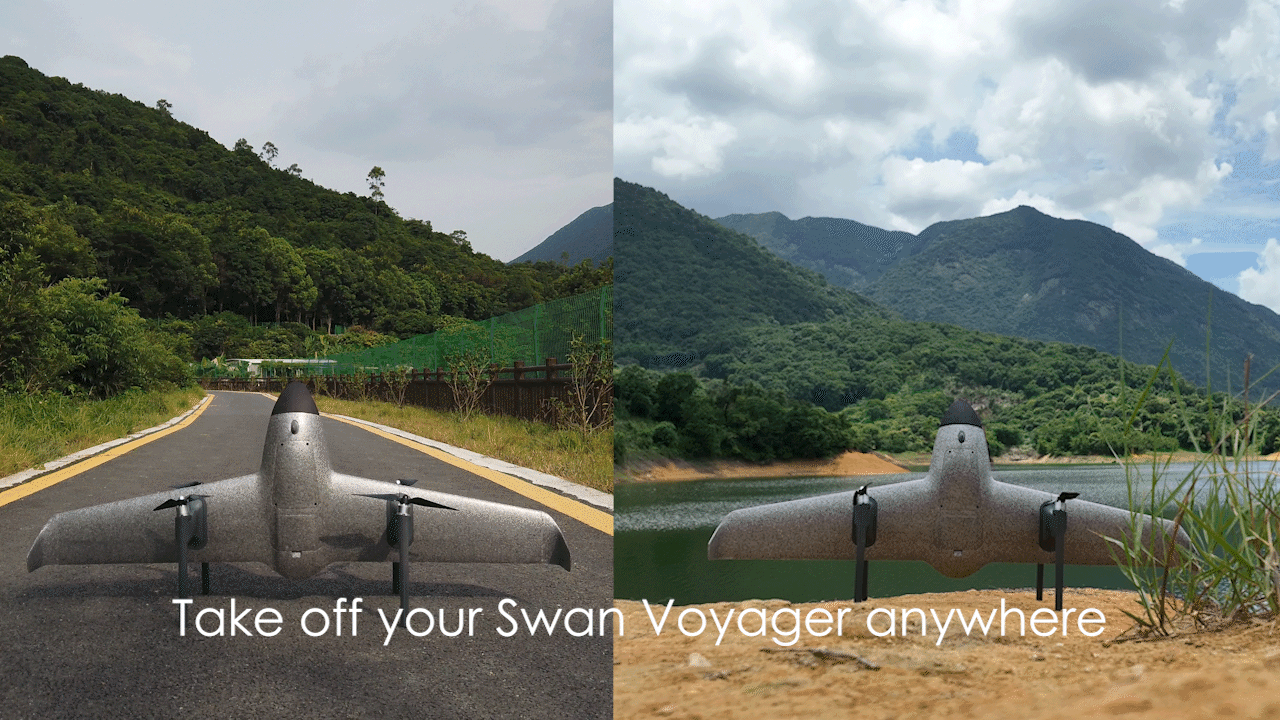Hequavtech Swan Voyager - Copter and Plane 2 in 1 สำหรับ FPV & การถ่ายทำ media 3