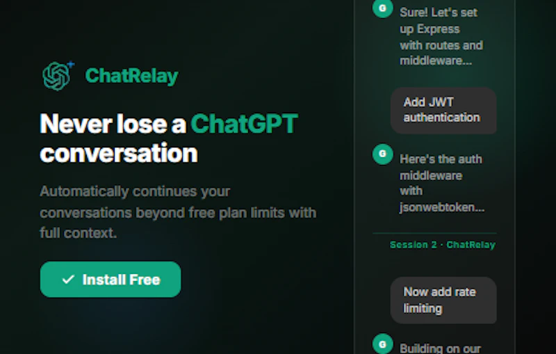 ChatRelay screenshot 2