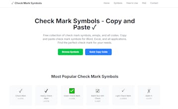 Check Mark Symbols gallery image
