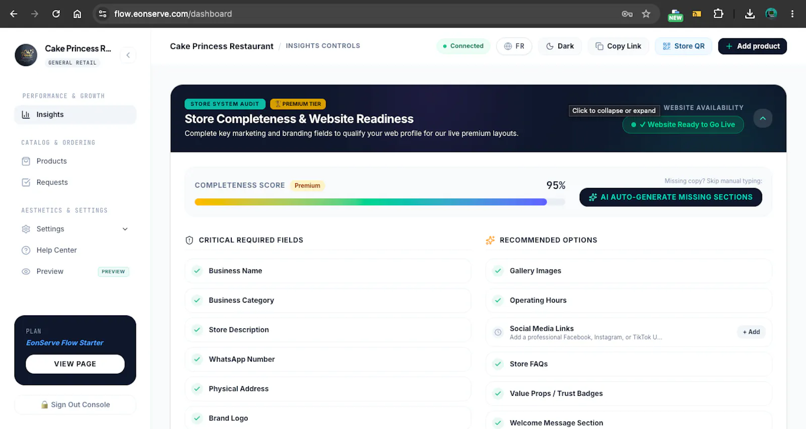 EonServe Flow screenshot 1